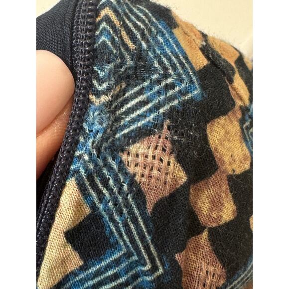 Anthropologie Let Me Be Flounced Maxi Dress Womens S Geometric Print Tiered - Picture 8 of 16